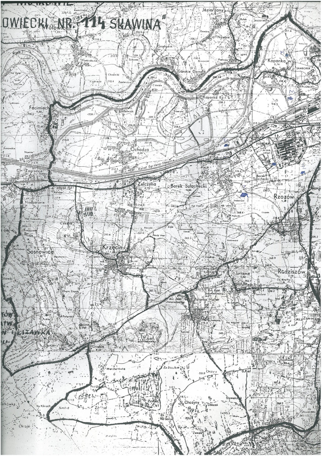 Mapa Obwodu Łowieckiego